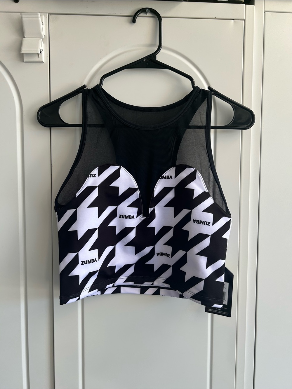 Zumba Amour Z-Lift High Neck Crop Tank